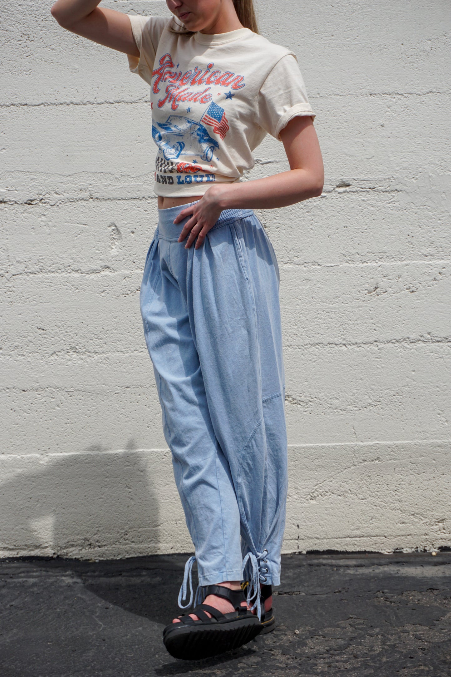 Jasmine Joggers in Sky Blue