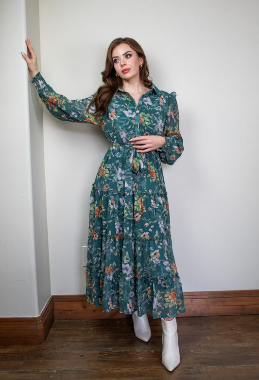 Lainey's Wildflowers Midi Dress