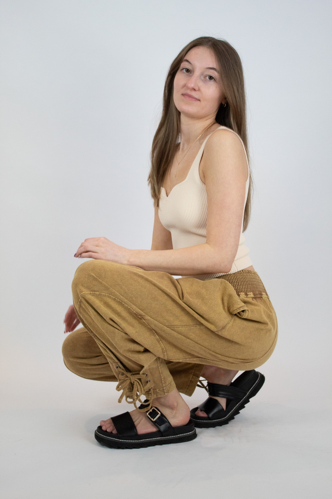 Jasmine Joggers in Marigold