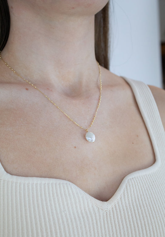 Pearl Drop Necklace