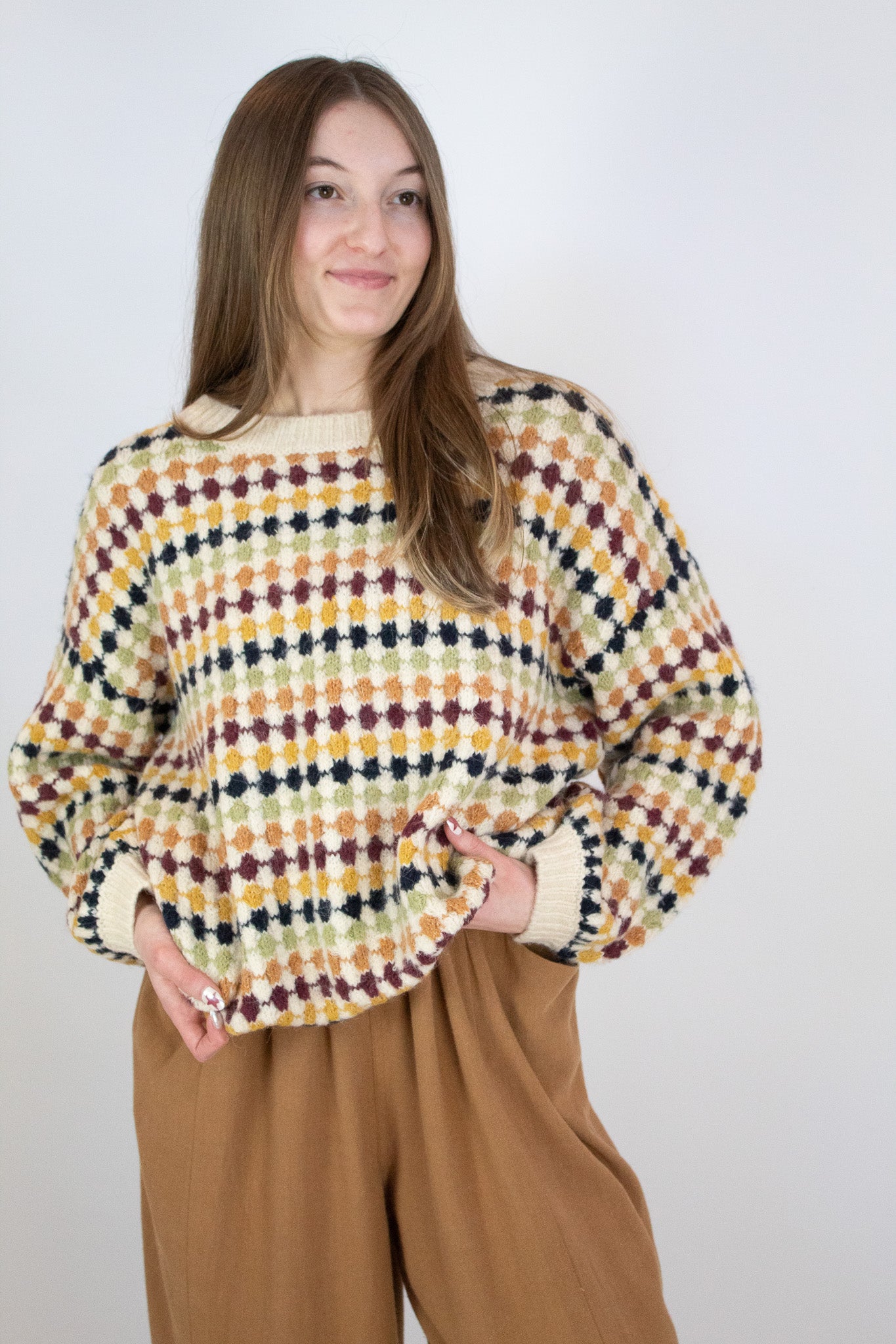 Colors of Autumn Knit Sweater