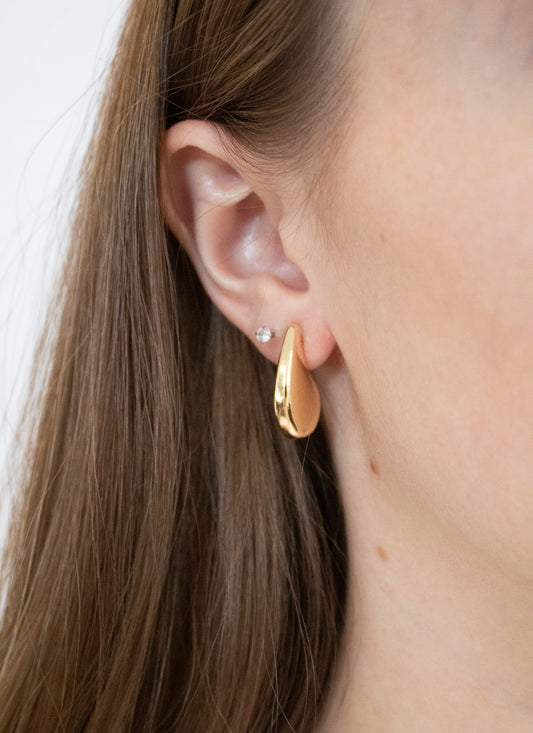 Dripping Gold Earrings