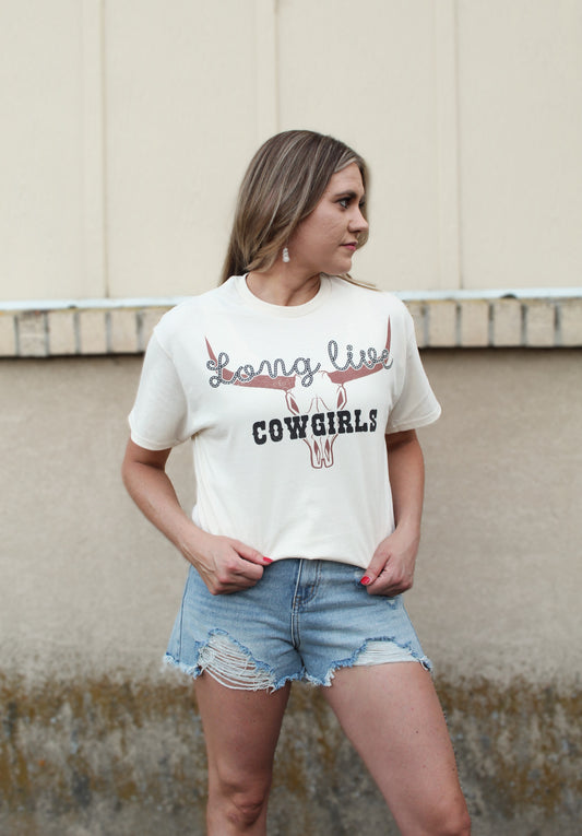 'Long Live Cowgirls' Graphic Tee