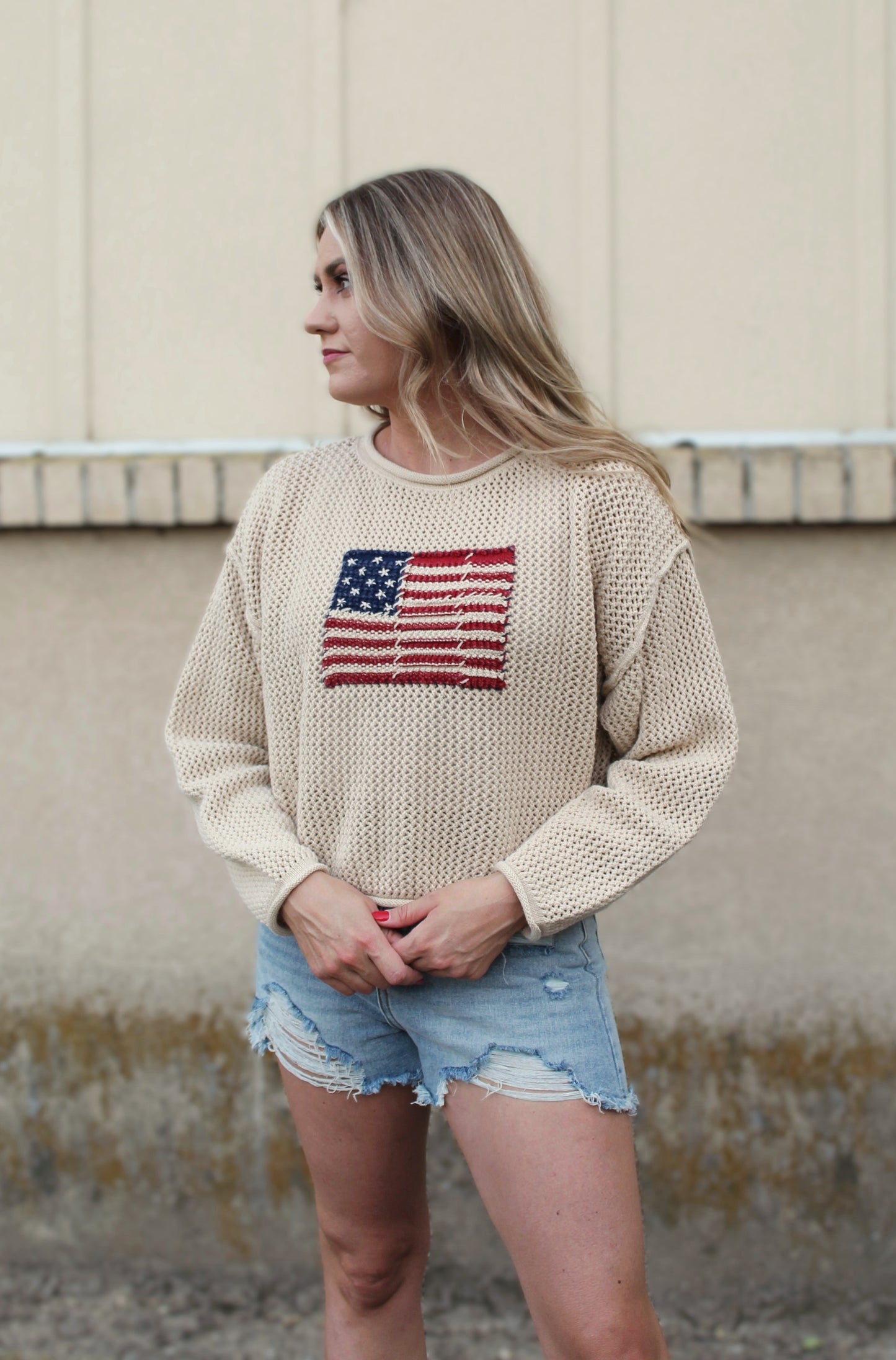 American Beauty Knit Top