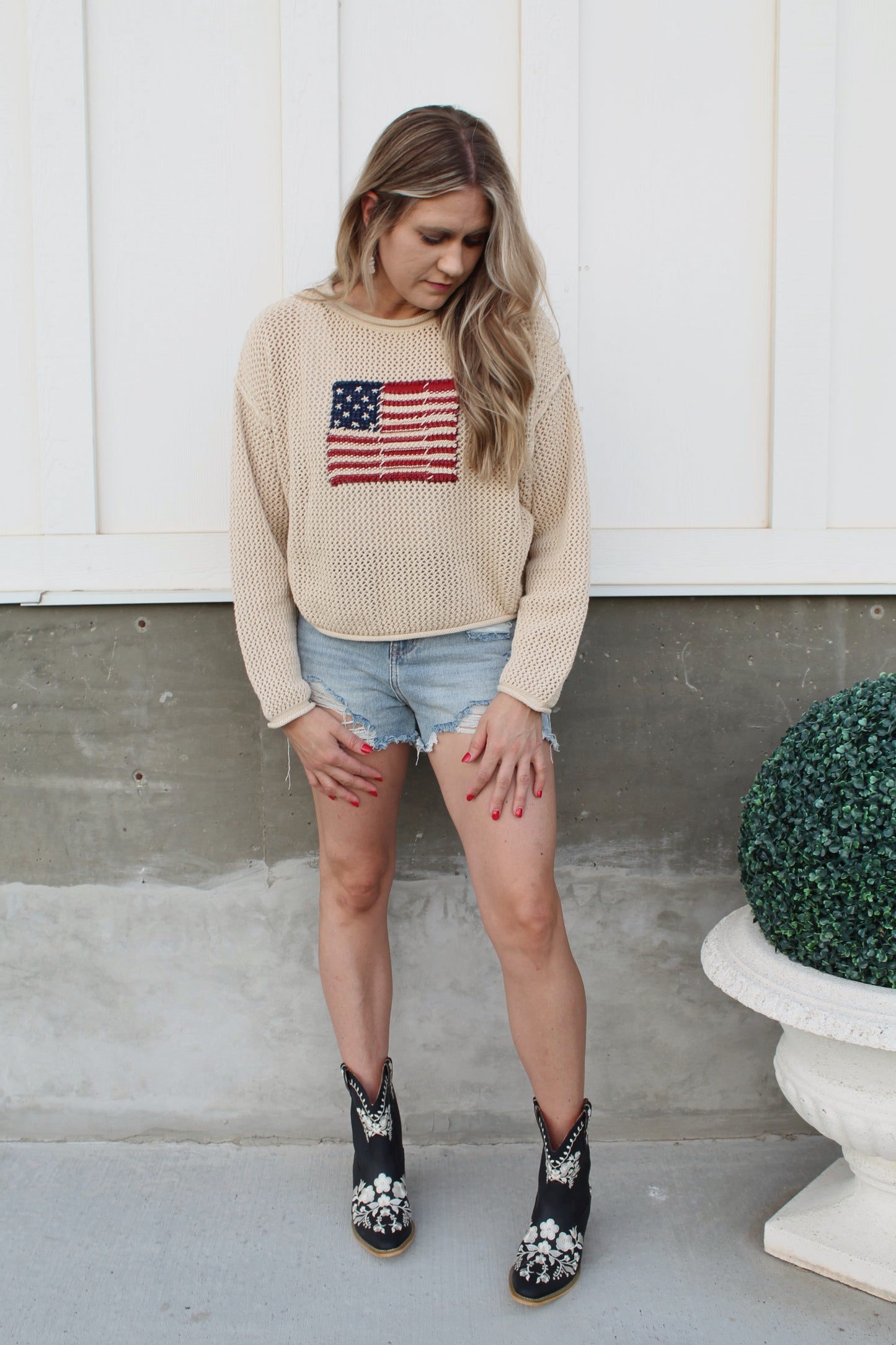 American Beauty Knit Top