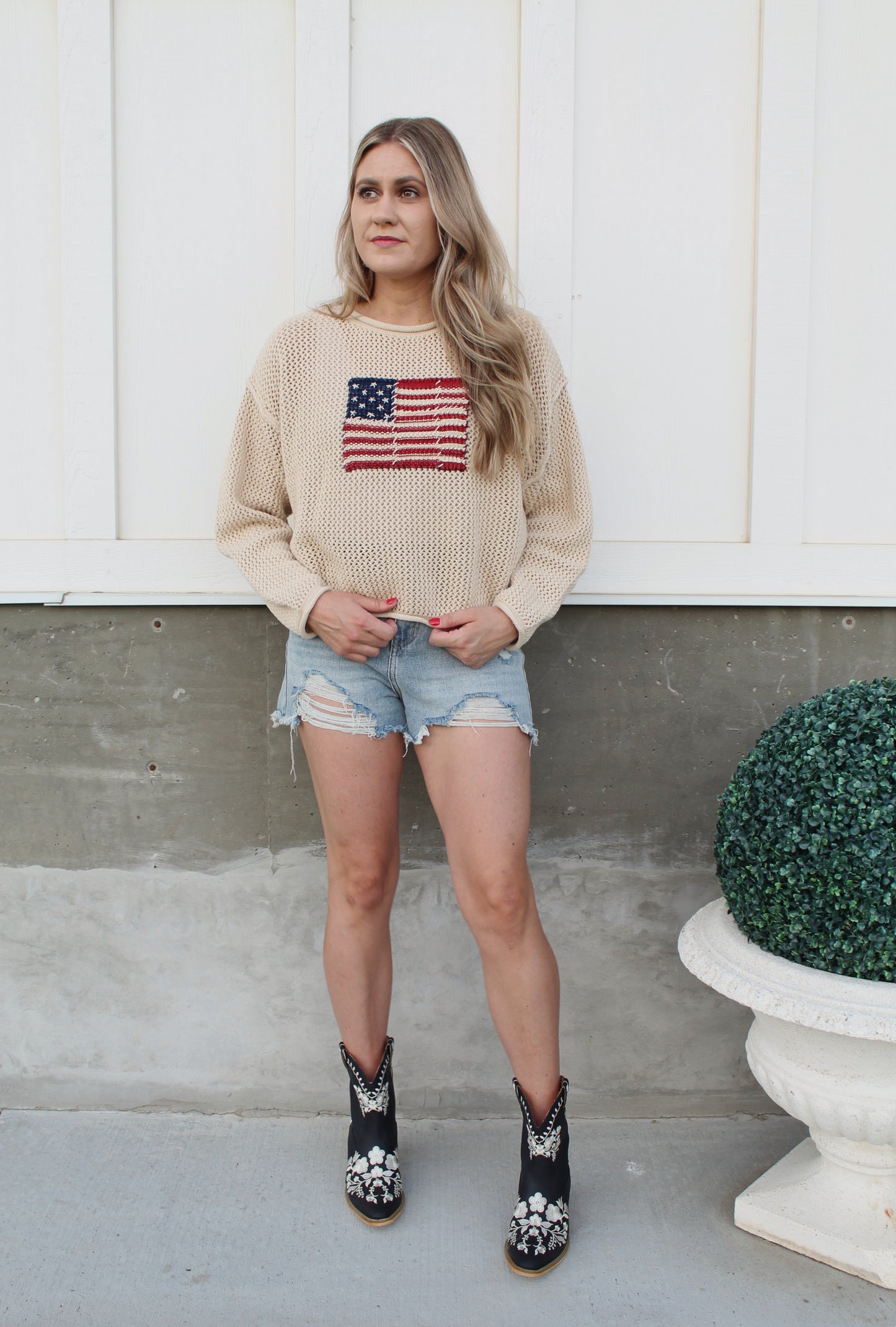 American Beauty Knit Top