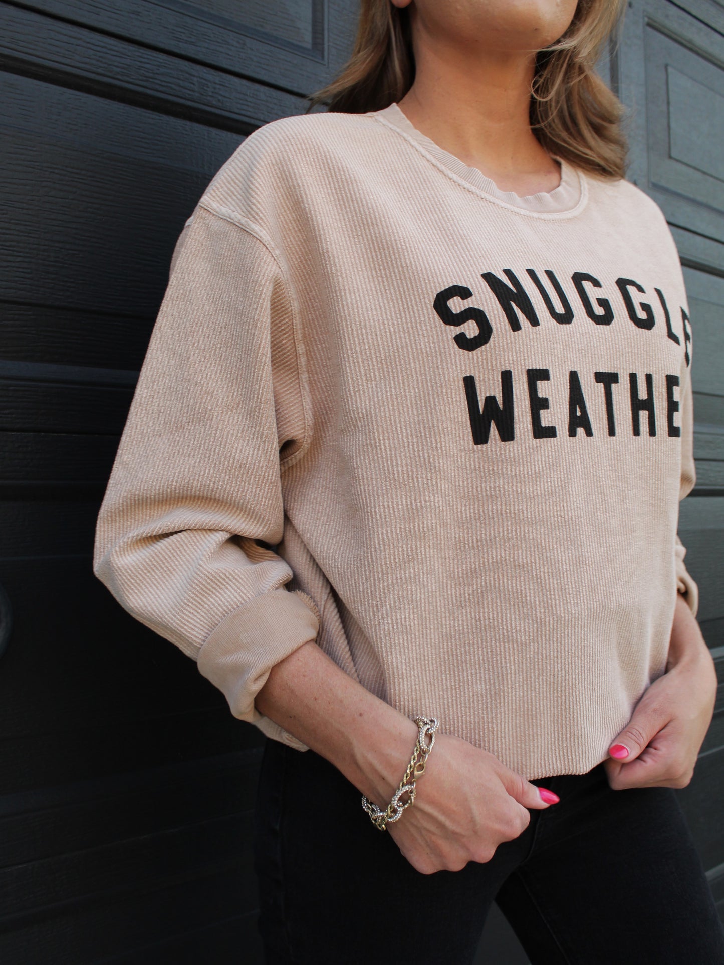 ‘SNUGGLE WEATHER’ Vintage Sweatshirt