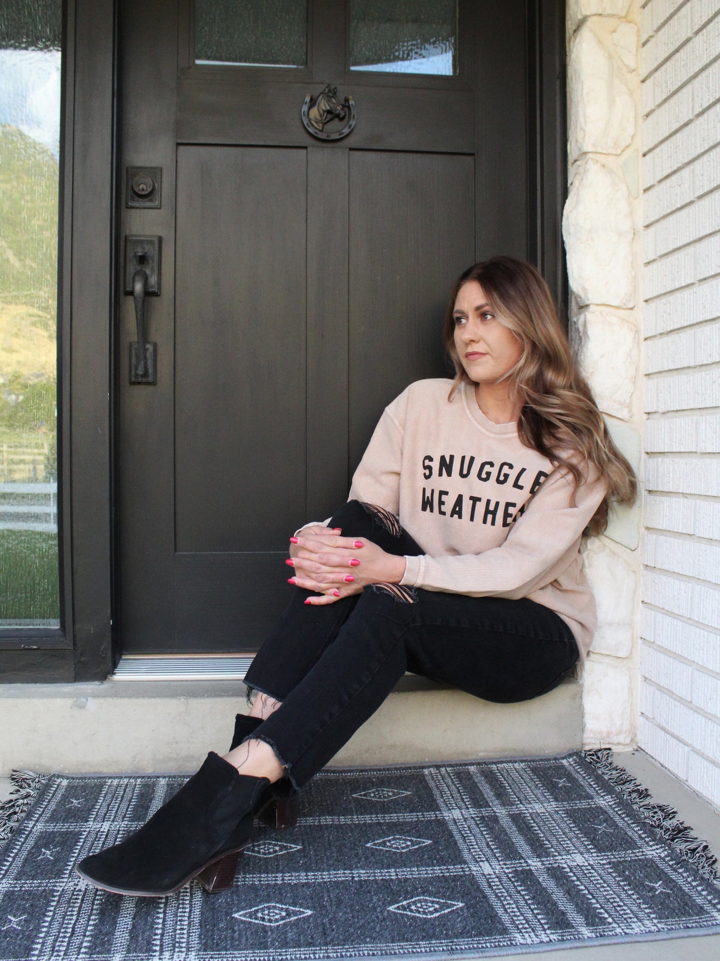 ‘SNUGGLE WEATHER’ Vintage Sweatshirt