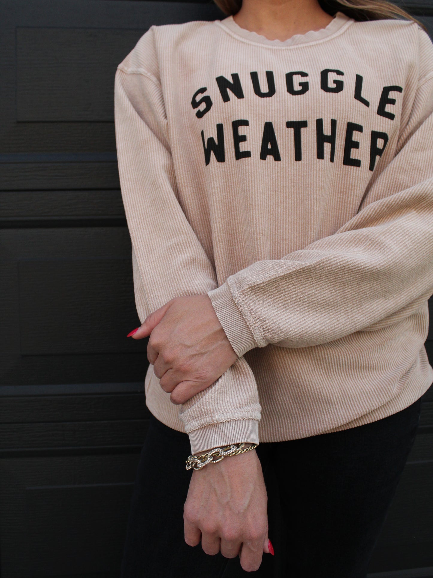 ‘SNUGGLE WEATHER’ Vintage Sweatshirt